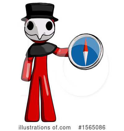 Royalty-Free (RF) Red Design Mascot Clipart Illustration by Leo Blanchette - Stock Sample #1565086