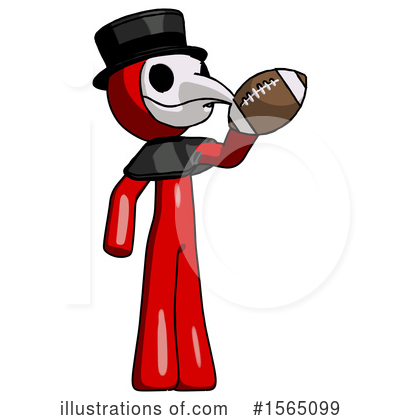 Royalty-Free (RF) Red Design Mascot Clipart Illustration by Leo Blanchette - Stock Sample #1565099