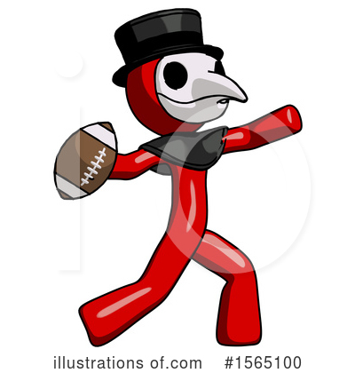 Royalty-Free (RF) Red Design Mascot Clipart Illustration by Leo Blanchette - Stock Sample #1565100