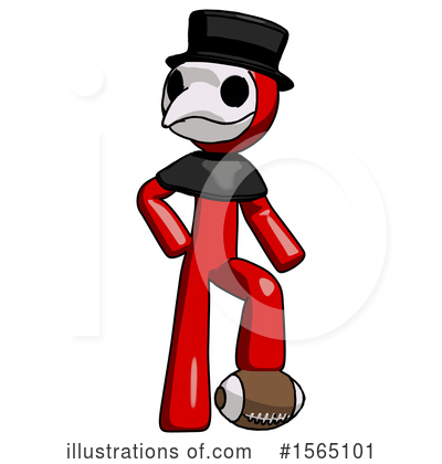 Royalty-Free (RF) Red Design Mascot Clipart Illustration by Leo Blanchette - Stock Sample #1565101
