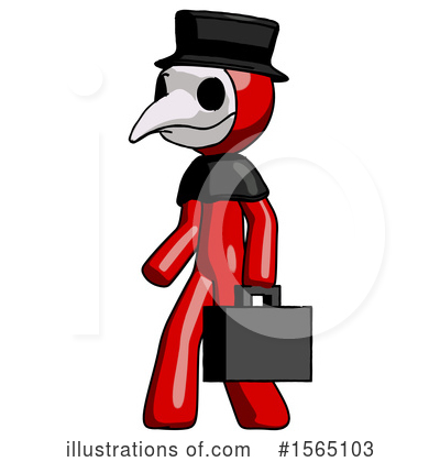 Royalty-Free (RF) Red Design Mascot Clipart Illustration by Leo Blanchette - Stock Sample #1565103