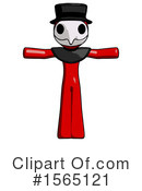 Red Design Mascot Clipart #1565121 by Leo Blanchette