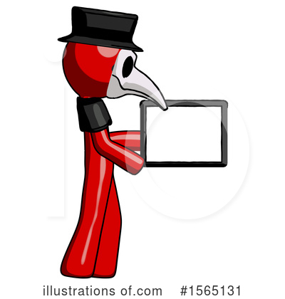 Royalty-Free (RF) Red Design Mascot Clipart Illustration by Leo Blanchette - Stock Sample #1565131