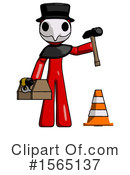 Red Design Mascot Clipart #1565137 by Leo Blanchette