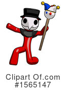 Red Design Mascot Clipart #1565147 by Leo Blanchette