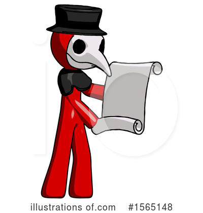 Royalty-Free (RF) Red Design Mascot Clipart Illustration by Leo Blanchette - Stock Sample #1565148