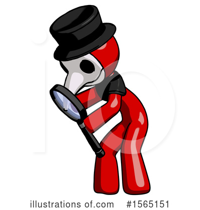 Royalty-Free (RF) Red Design Mascot Clipart Illustration by Leo Blanchette - Stock Sample #1565151