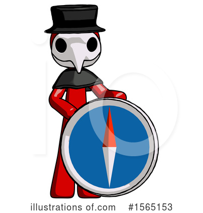 Royalty-Free (RF) Red Design Mascot Clipart Illustration by Leo Blanchette - Stock Sample #1565153