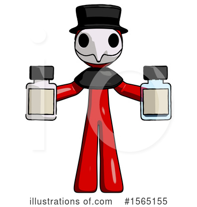 Royalty-Free (RF) Red Design Mascot Clipart Illustration by Leo Blanchette - Stock Sample #1565155