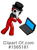 Red Design Mascot Clipart #1565181 by Leo Blanchette
