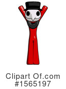 Red Design Mascot Clipart #1565197 by Leo Blanchette