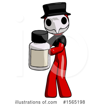 Royalty-Free (RF) Red Design Mascot Clipart Illustration by Leo Blanchette - Stock Sample #1565198