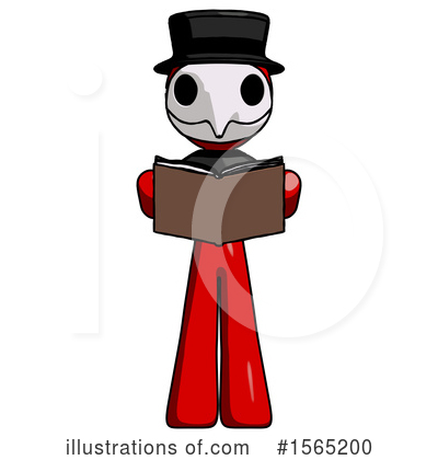 Royalty-Free (RF) Red Design Mascot Clipart Illustration by Leo Blanchette - Stock Sample #1565200
