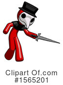 Red Design Mascot Clipart #1565201 by Leo Blanchette