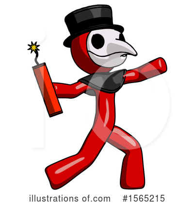 Royalty-Free (RF) Red Design Mascot Clipart Illustration by Leo Blanchette - Stock Sample #1565215