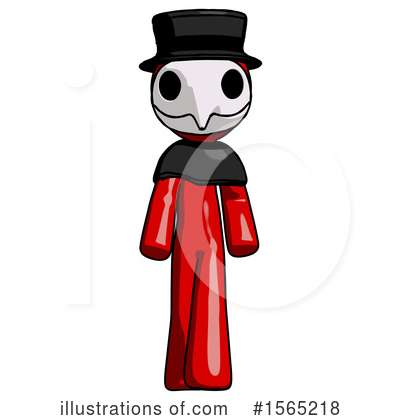 Royalty-Free (RF) Red Design Mascot Clipart Illustration by Leo Blanchette - Stock Sample #1565218