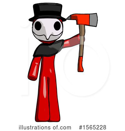 Royalty-Free (RF) Red Design Mascot Clipart Illustration by Leo Blanchette - Stock Sample #1565228