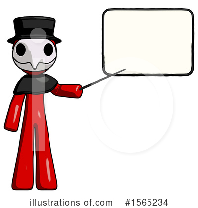 Royalty-Free (RF) Red Design Mascot Clipart Illustration by Leo Blanchette - Stock Sample #1565234