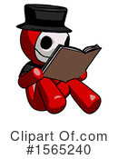 Red Design Mascot Clipart #1565240 by Leo Blanchette