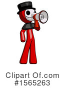 Red Design Mascot Clipart #1565263 by Leo Blanchette