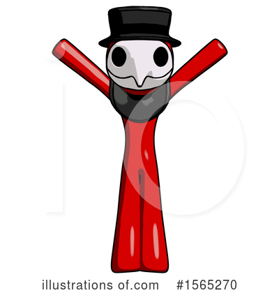 Royalty-Free (RF) Red Design Mascot Clipart Illustration by Leo Blanchette - Stock Sample #1565270