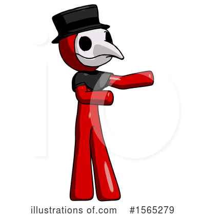 Royalty-Free (RF) Red Design Mascot Clipart Illustration by Leo Blanchette - Stock Sample #1565279