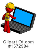 Red Design Mascot Clipart #1572384 by Leo Blanchette