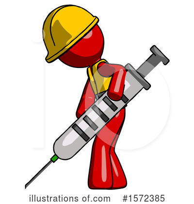 Royalty-Free (RF) Red Design Mascot Clipart Illustration by Leo Blanchette - Stock Sample #1572385