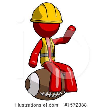 Royalty-Free (RF) Red Design Mascot Clipart Illustration by Leo Blanchette - Stock Sample #1572388