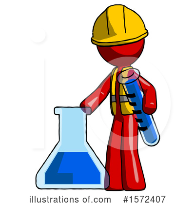 Royalty-Free (RF) Red Design Mascot Clipart Illustration by Leo Blanchette - Stock Sample #1572407