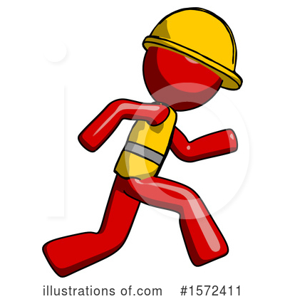 Royalty-Free (RF) Red Design Mascot Clipart Illustration by Leo Blanchette - Stock Sample #1572411