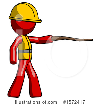 Royalty-Free (RF) Red Design Mascot Clipart Illustration by Leo Blanchette - Stock Sample #1572417