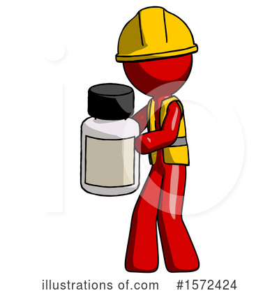 Royalty-Free (RF) Red Design Mascot Clipart Illustration by Leo Blanchette - Stock Sample #1572424