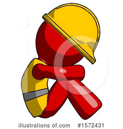 Royalty-Free (RF) Red Design Mascot Clipart Illustration by Leo Blanchette - Stock Sample #1572431