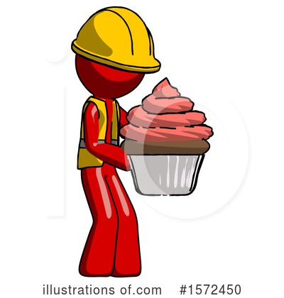 Royalty-Free (RF) Red Design Mascot Clipart Illustration by Leo Blanchette - Stock Sample #1572450