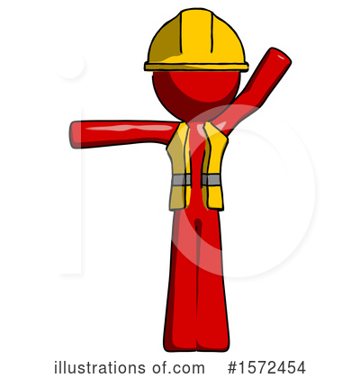 Royalty-Free (RF) Red Design Mascot Clipart Illustration by Leo Blanchette - Stock Sample #1572454