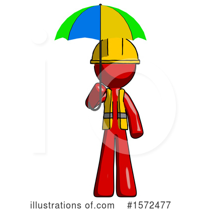 Royalty-Free (RF) Red Design Mascot Clipart Illustration by Leo Blanchette - Stock Sample #1572477