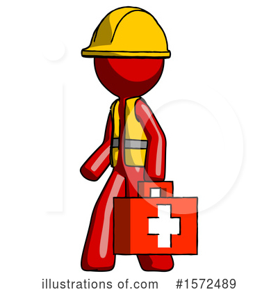 Royalty-Free (RF) Red Design Mascot Clipart Illustration by Leo Blanchette - Stock Sample #1572489