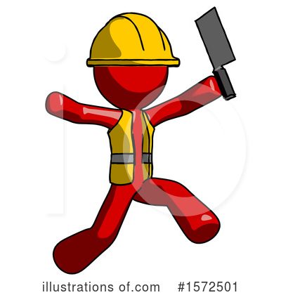Royalty-Free (RF) Red Design Mascot Clipart Illustration by Leo Blanchette - Stock Sample #1572501