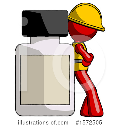 Royalty-Free (RF) Red Design Mascot Clipart Illustration by Leo Blanchette - Stock Sample #1572505
