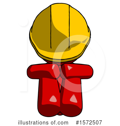 Royalty-Free (RF) Red Design Mascot Clipart Illustration by Leo Blanchette - Stock Sample #1572507