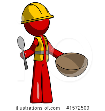 Royalty-Free (RF) Red Design Mascot Clipart Illustration by Leo Blanchette - Stock Sample #1572509