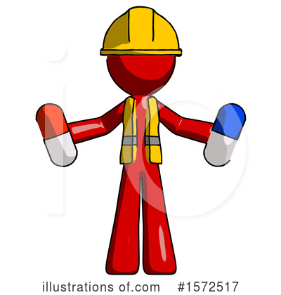Royalty-Free (RF) Red Design Mascot Clipart Illustration by Leo Blanchette - Stock Sample #1572517