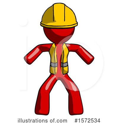 Royalty-Free (RF) Red Design Mascot Clipart Illustration by Leo Blanchette - Stock Sample #1572534