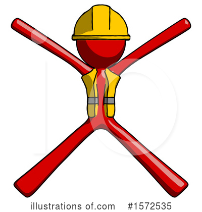 Royalty-Free (RF) Red Design Mascot Clipart Illustration by Leo Blanchette - Stock Sample #1572535