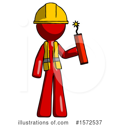 Royalty-Free (RF) Red Design Mascot Clipart Illustration by Leo Blanchette - Stock Sample #1572537