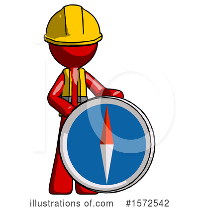 Royalty-Free (RF) Red Design Mascot Clipart Illustration by Leo Blanchette - Stock Sample #1572542