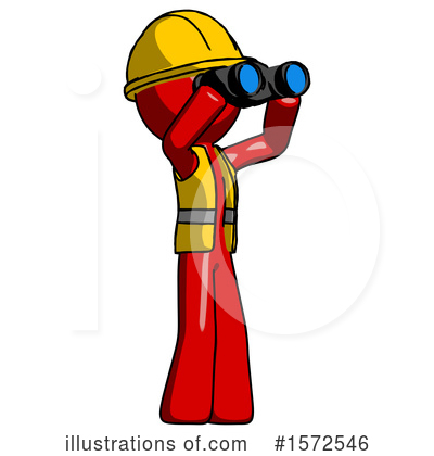 Royalty-Free (RF) Red Design Mascot Clipart Illustration by Leo Blanchette - Stock Sample #1572546