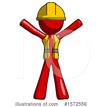 Royalty-Free (RF) Red Design Mascot Clipart Illustration by Leo Blanchette - Stock Sample #1572556