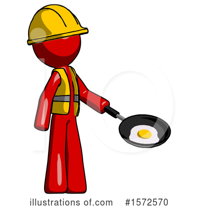 Royalty-Free (RF) Red Design Mascot Clipart Illustration by Leo Blanchette - Stock Sample #1572570